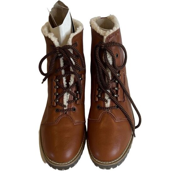 Ellemenno Ankle Boots Brown Sz. 8.5 New Y2K - Picture 3 of 9